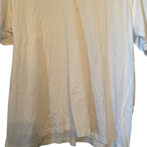 Michael Kors White Short Sleeve with Tie V Neck T-shirt - Picture 3 of 11